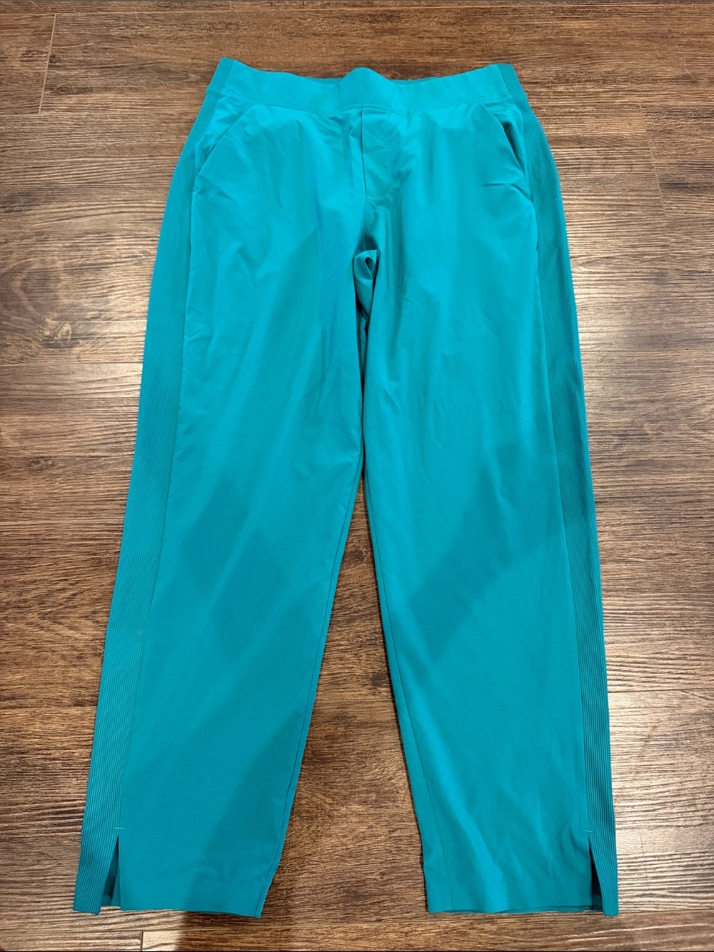 Athleta Teal Stretch Brooklyn Ankle Casual Pants